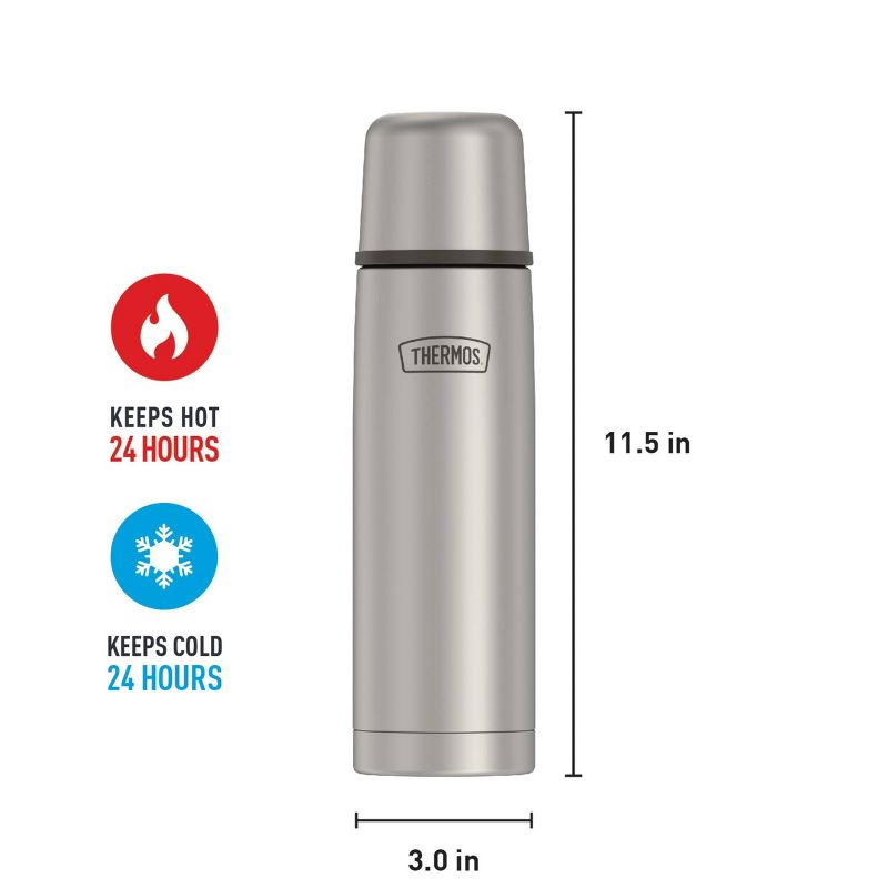 Thermos Stainless Steel Vacuum Insulated Coffee Travel Mug 25oz - Silver, 3 of 4