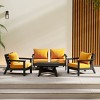 WestinTrends Avalon Outdoor 5-Piece Modular Sectional Patio Furniture Sofa Set - 2 of 4