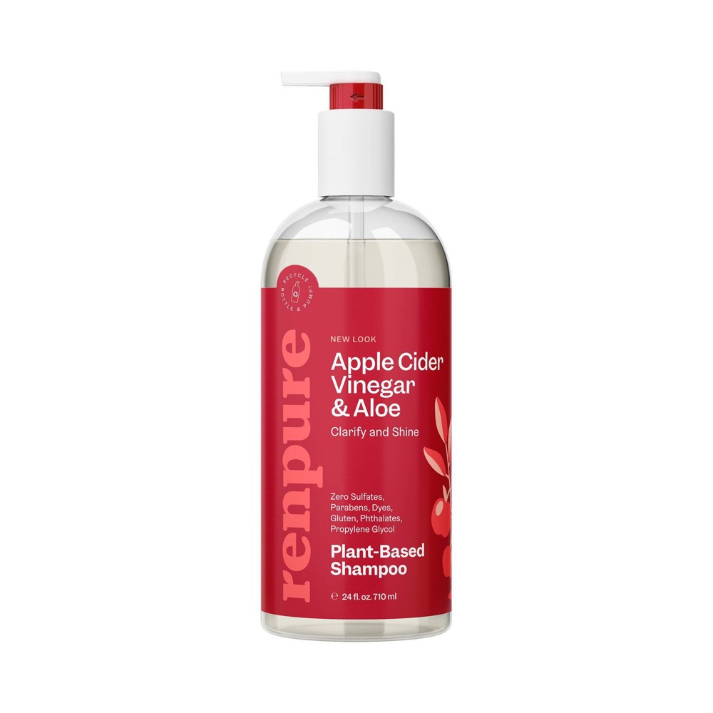 Photos - Hair Product Renpure Apple Cider Vinegar Shampoo - 24 fl oz