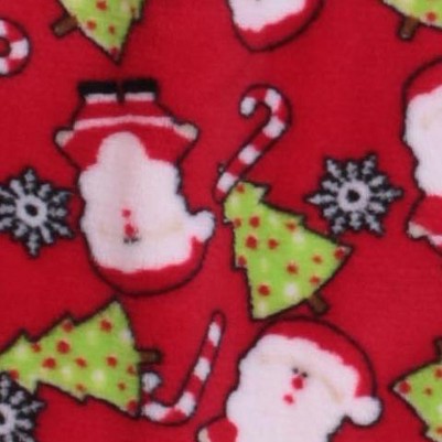 red tossed holiday
