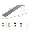 TopComfy Pet Step and Ramp Non Slip Carpet Top Platform Durable Pine Wood Safe for Dogs Cats Puppies Reaching Bed, White, 27.25"*19.5"*7.25" - 4 of 4