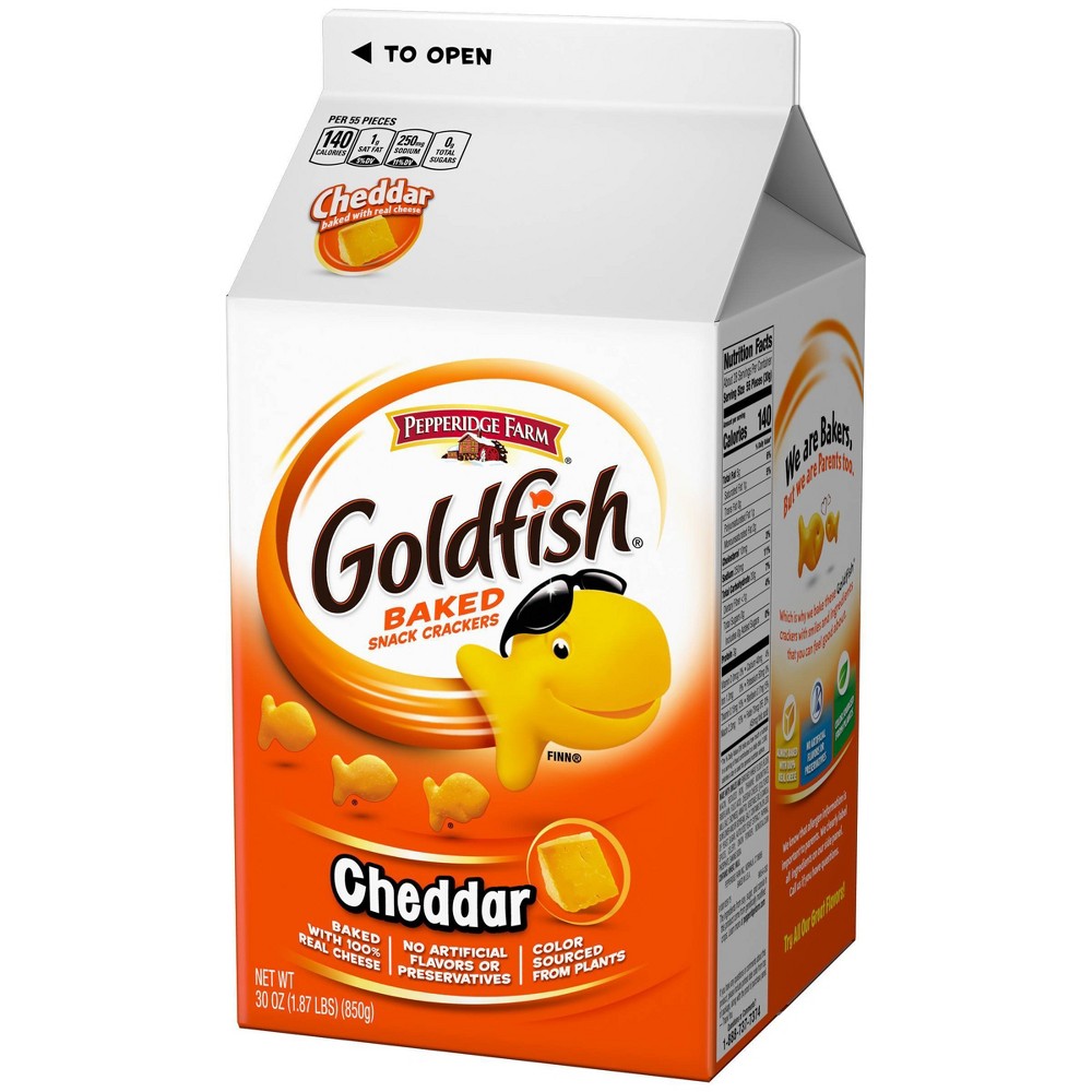 UPC 014100096559 product image for Pepperidge Farm Goldfish Cheddar Crackers - 30oz Carton | upcitemdb.com