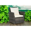 Mshliw 7-Piece PE Rattan Outdoor Furniture Set – 9-Seater Patio Sofa, Machine-Washable Cushions for Garden, Patio, Porch - 2 of 4