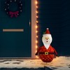 vidaXL Santa Claus Figure Red Fabric, Steel Large Santa Claus Figure - 2 of 4