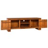 vidaXL TV Stand 43.3 in.x11.8 in.x15.7 in. Solid Wood Teak - 2 of 4