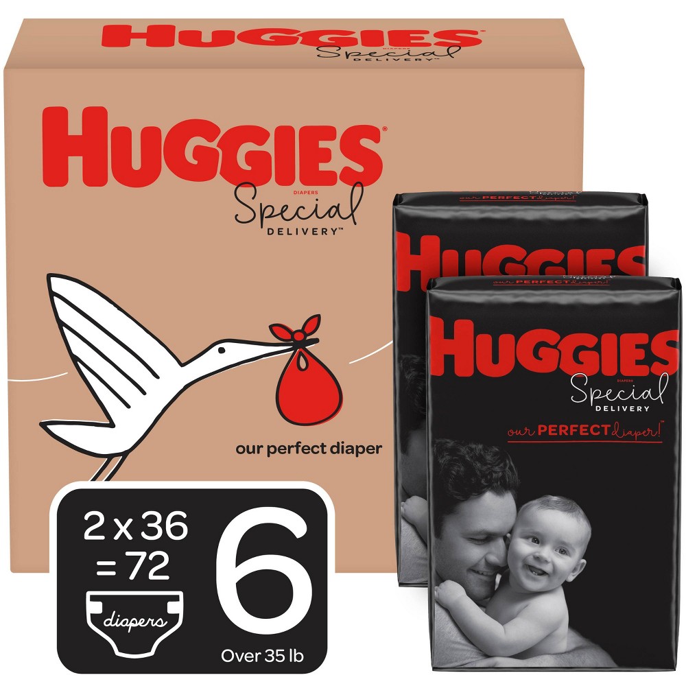 UPC 036000507898 product image for Huggies Special Delivery Disposable Diapers Economy Plus Pack - Size 6 (72ct) | upcitemdb.com