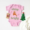 The Juniper Shop Shine Bright Deer Baby Bodysuit - 2 of 2