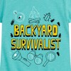 Girls' - Instant Message - Backyard Survivalist Fitted Short Sleeve Graphic T-Shirt - 2 of 4