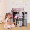 Olivia's Little World 3-Story Farmhouse Wooden Doll House for 12" Dolls - 4 of 4