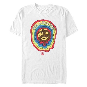 Men's WWE Mankind Have a Nice Day Rainbow Logo T-Shirt - 1 of 4