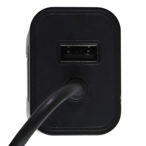 PureGear (24W) USB-C 5-Ft Wall Charger with Extra USB Port - Black - 1 of 1
