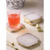 Dazzle Rose Quartz Coasters, Set of 4 - 2 of 4