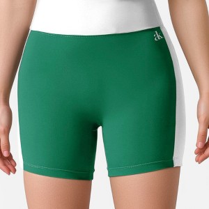Anna-Kaci Active Women's High Waist Color Block Biker Shorts - 1 of 4
