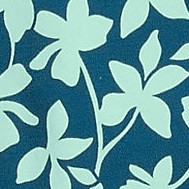 baltic teal stencil floral