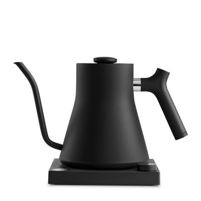 Matte Black Stainless Steel Electric Gooseneck Kettle 0.9L
