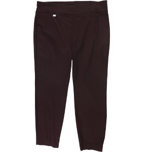 Alfani Womens Solid Casual Trouser Pants - 1 of 2
