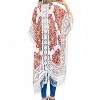 Women's Multi Printed Lace Detail Tassel Bottom Duster - Amoli - 2 of 2