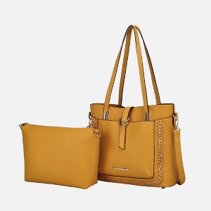 MKF Collection Raya Vegan Leather Women’s Shoulder Bag with Crossbody Pouch by Mia K - 1 of 4