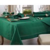 Saro Lifestyle Classic Hemstitch Border Table Runner - 3 of 4