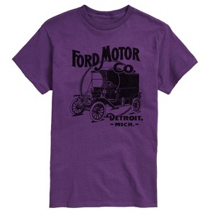 Men's - Ford - 1911 Model T Delivery Car Ford Motor Co Logo Short Sleeve Graphic T-Shirt - 1 of 4