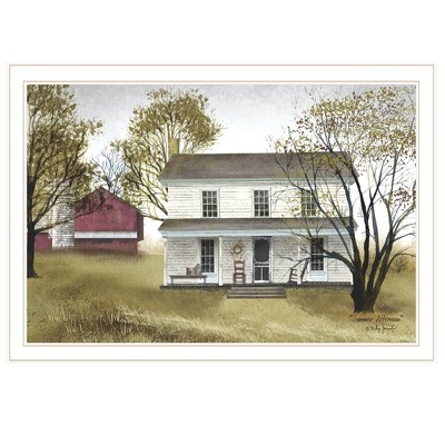 Summer Afternoon by Billy Jacobs, Ready to Hang Framed Print, White Frame