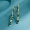 Ross-Simons 1.40 ct. t.w. Sky and London Blue Topaz Drop Earrings in 14kt Yellow Gold - 3 of 4