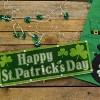 Northlight 16" Lighted Holographic Happy St. Patrick's Day Window Decoration - 3 of 3