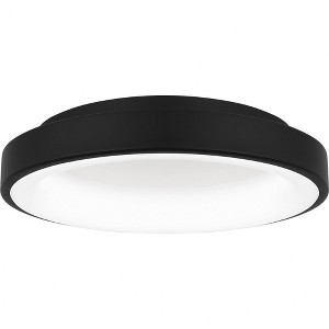 Quoizel Lighting Stanton 1 - Light Flush Mount in  Matte Black - 1 of 4