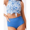Botany Floral / Coastline Reversible Ultra High-Waist Bottom - 2 of 4