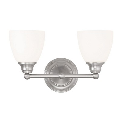 Livex Lighting Somerville 2 - Light Vanity in  Brushed Nickel