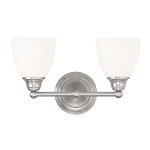 Livex Lighting Somerville 2 - Light Vanity in  Brushed Nickel - 1 of 1