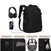 Hynes Eagle 4-in-1 Hybrid Rolling Luggage Packing Cubes+Wristlet Walet Set-Black - 3 of 4