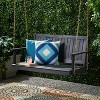 Tambora Acacia Wood Patio Porch Swing - Christopher Knight Home - 2 of 4