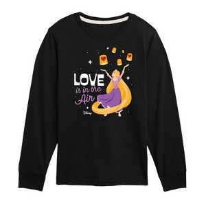 Girls' - Disney Princess - Love is in the Air Long Sleeve Graphic T-Shirt - 1 of 4