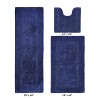 Lux Premium 100% Cotton  Ultra-Soft Tufted Solid Reversible 3 Piece Bath Rug Set, Water-Absorbent, Durable, Machine Washable Bathroom Rug - 2 of 4