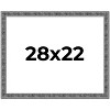 PosterPalooza | Distressed Black Picture Frame - UV Acrylic, Backing Board, Hanging Hardware Included - 2 of 4