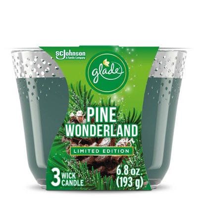 Glade Pine Wonderland Candle - 6.8oz