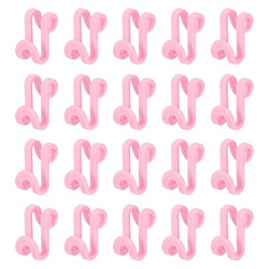 Unique Bargains Clothes Closet Space Saver ABS Extender Hanger Connector Hooks 30 Pcs - 1 of 4