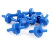 Unique Bargains Plastic Check Valves for Fish Tank Aquarium Air Pump Blue 10 Pcs - 2 of 3