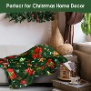 Lomsoe Christmas Throw Blanket, Winter Xmas Holiday Festival Cute Plaid Snowman Santa Gingerbread Blanket for Women Men. - 3 of 4