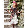 HalloweenCostumes.com Girl's Brown Coat Pirate Costume - 3 of 4