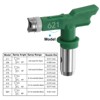 Unique Bargains 304 Stainless Steel Reversible Airless Sprayer Paint Nozzles 2 Pcs - 2 of 4