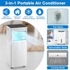 Costway 8000 BTU ASHRAE Portable Air Conditioner 3-in-1 Air Cooler w/Dehumidifier & Fan Mode - 3 of 4