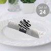 Big Dot of Happiness Zebra Print - Safari Party Paper Napkin Holder - Napkin Rings - Set of 24 - 2 of 4