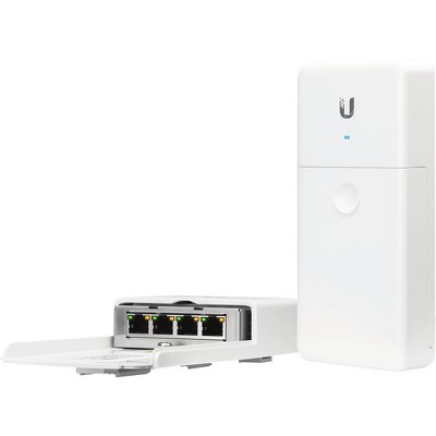 Ubiquiti Outdoor 4-Port PoE Passthrough Switch - 4 Ports - 2 Layer Supported - Twisted Pair