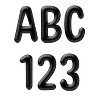 Eureka® Color My World - Solid Black 4" Deco Letters, 180 Per Pack, 3 Packs - 2 of 4