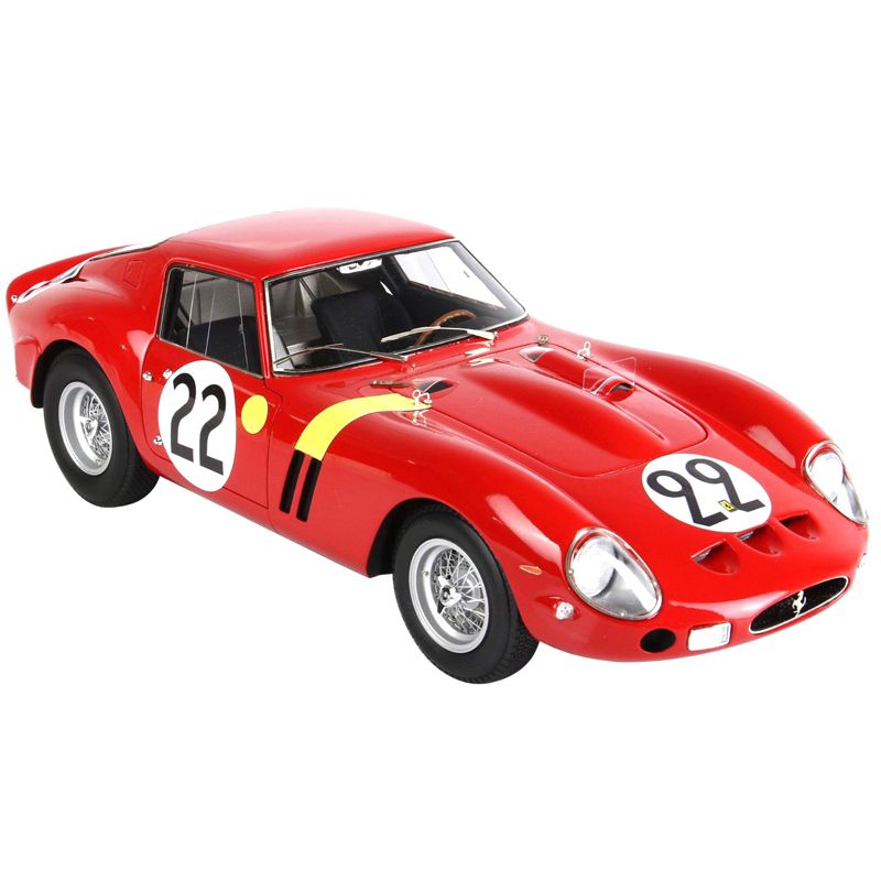 Ferrari 250 GTO #22  Dernier -  Blaton Rosso Corsa Red 3rd Place 24H Le Mans 1962 Ltd Ed 200 pcs 1/18 Diecast Model Car by BBR, 2 of 7