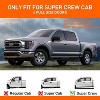 6" Drop Running Boards Compatible with 2015-2024 Ford F150 Super Duty Super Crew Cab/2017-2024 F250 F350 Super Duty Supercrew Cab - 2 of 4
