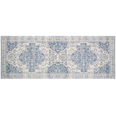The Lakeside Collection Vintage Medallion Washable Area Rug Accent Rug or Runner Rug - Runner 22x60
