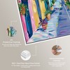 Art Remedy The Colorful Streets Colorful Coastal Wall Art Framed - 4 of 4